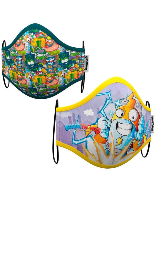 Pack 2 Mascarillas de tela Superzings™ II infantil I Don Disfraz