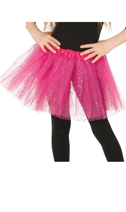 Tutu Rose Brillant enfant